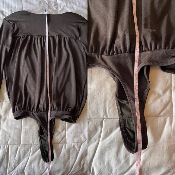 Free People Turnt Bodysuit S Under the Trees Olive Green - Picture 14 of 16